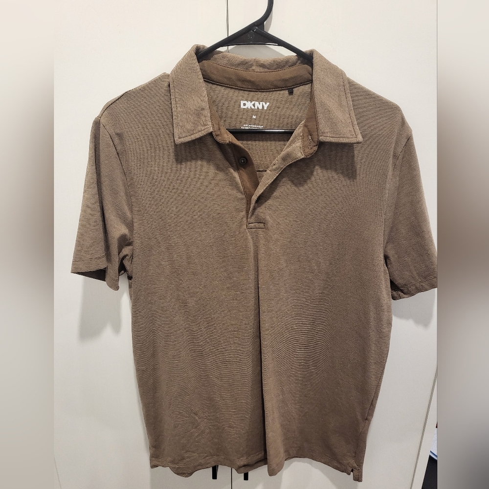 DKNY Brown Polo Shirt